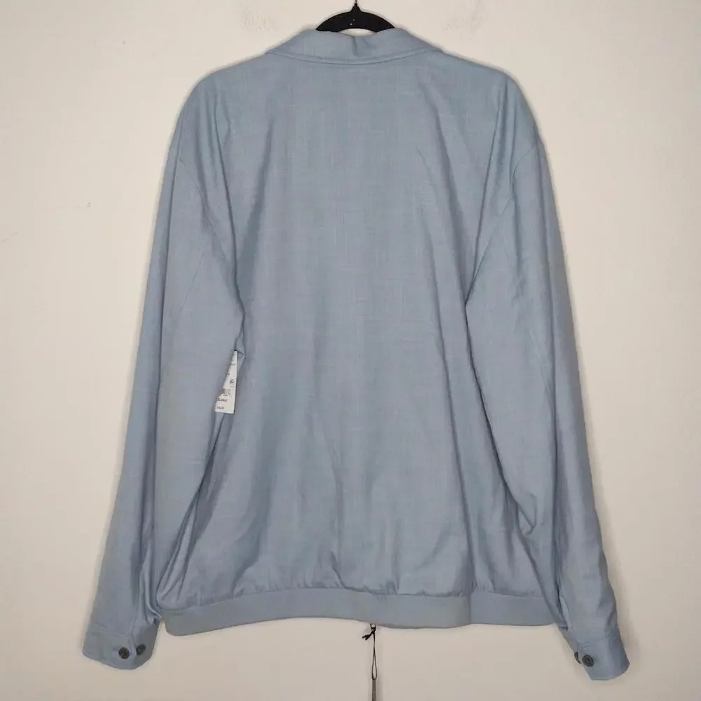 NWT J.Ferrar Men's Light Blue/Slim Stretch Jacket Size XXL